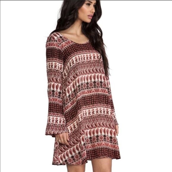 Cleobella Elodie Paisley Mini Boho Dress Size S - Picture 4 of 8